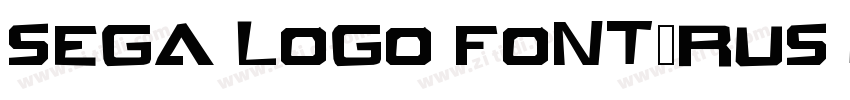 SEGA LOGO FONT(RUS B字体转换